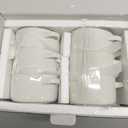 DELLING Soup Bowls with Handles Set of 6, 24 Oz Ceramic French Onion Soup Crocks Oven Safe - Large Soup Mugs for Chili Stew Cereal, Microwave Dishwasher Safe, White