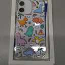 MOSNOVO for iPhone 17 Case | Military Grade 6.6ft Drop Tested | Camera Control | Clear with Dinosaur Land Design
