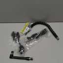 17Pcs Flexible Drill Bit Extension, Include 3Pcs Rotatable Socket Adapter 2Pcs Hex Shank 105° Right Angle Drill Attachment 10 Short Screwdriver Bits 90° Angled Bits and Bendable Extension