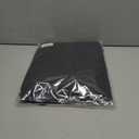 Dress Shirts for Men Big and Tall Button Down Long Sleeve Tuxedo Business Casual Collared Shirt (Black, 3XL)