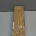 KAMANINA 1 Inch Curtain Rod Telescoping Single Drapery Rod 28 to 48 Inches (2.3-4 Feet), 2 Pack Antique Bronze Curtain Rods for Windows 16 to 44 Inches, Netted Texture Finials