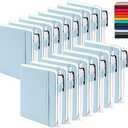 feela 14 Pack Pocket Small Notebooks Bulk, Mini Cute Memo Notepads Hardcover College Ruled Lined Journals with Pen Holder for Women Girls Office School