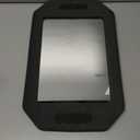 Barber Mirror Handheld Foam, Salon Large Foam Hand Mirror with Double Handle, Square Barbershop Handheld Mirror, Black