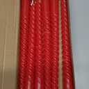 WPONSZU4.54.5 out of 5 stars(866)10 Inch Red Spiral Taper Candles Set of 12 Pack Unscented Dripless Candlesticks for Christmas,Dinner,Party,Brithday,Wedding and Home Decoration