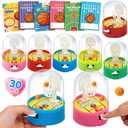 30-Pack Valentines Day Mini Finger Basketball Shooting Toys Bulk with Cards for Kids Handheld Shooting Game Fidget Party Favors School Gifts Exchange Classroom Prizes Goodie Bags for Boys and Girls