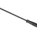 Kirecoo Candle Snuffer Extinguisher with Long Handle, Polished Stainless Steel Wick Flame Snuffer for Putting Out Wick Flame Safely, Black Candle Accessory