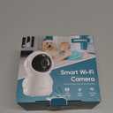 ZUMIMALL Security Camera Indoor, 5G/2.4G WiFi Baby Monitor with Camera and Audio, 2K Wired Pet Cameras for Home Security, One-Click Call, Auto Tracking, Cry/PIR/AI Detection, Alexa/ONVIF/Cloud