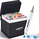 80 Colors Alcohol Markers Art Markers for Kids and Adult Drawing Marker Dual Tip Coloring Painting Perfect for Boys Girls Students Gift