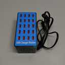 AnwintkA5+ Fast USB Charging Station with 20 Ports - 5V 20A 100W USB Hub Charging Station with 50 Degree Fan for Phone Tablet (EU Plug)