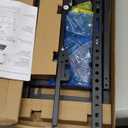 Mounting Dream TV Wall Mount for Most 37-75 Inch TVs, Universal Tilt TV Mount Fit 16", 18", 24" Stud with Loading Capacity 132lbs, Max Vesa 600 x 400mm, Low Profile Flat Wall Mount TV Bracket (Black)