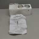 Hair Tool Organizer, Hair Dryer Holder with Heatproof Steel Cups, Acrylic Vanity Organizer for Curling Iron, Flat Iron & Hair Brushes, Perfect for Bathroom (White, Standard)