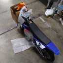 Razor MX350 Dirt Rocket Electric Motocross Bike, Blue, 10-12 inches