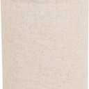 Beige Linen Tall Drum Lampshade, 10" Top x 10" Bottom x 13" High Lamp Shade, Lamp Shade Replacement for Table and Floor Lamps, Pendant Light, Handcrafted Lampshade, Easy Assembly