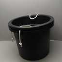 United Solutions 19 Gallon Rope Handle Tub, 2-Pack, Heavy-Duty Organization and Easy-Access Storage Tub, Multi-Purpose, Made with Rugged Plastic, Black