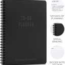 ZICOTO Aesthetic To Do List Notebook For Work or Home - Simple Daily Planner to Easily Organize Your Tasks And Boost Productivity - Stylish Undated Organizer Supplies For Women and Men
