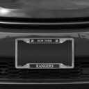 Rico Industries NHL Hockey Pewter License Plate Frame 12" x 6" (One Size, Team Color)