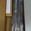 Heavy Duty Curtain Rods for Windows 66 to 120 Inch, 1 Inch Bronze Window Curtain Rod for Bedroom, Living Room, Outdoor, Adjustable Easy Install Long Modern Curtains Rods(A1,Bronze,30"-120")