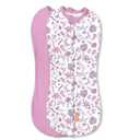 SwaddleMe by Ingenuity Pod - Size Newborn, 0-2 Months, 2-Pack (Dainty Flowers)