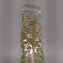 Goowin Shower Curtain Hooks, 12 Pcs Shower Curtain Rings, Stainless Steel Gold Shower Curtain Hooks, Rust Proof Shower Curtain Hangers, Smooth Sliding Anti-Drop Shower Rings for Curtain (Gold) (Modern)