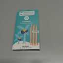 EQUO Coconut Drinking Straws (Pack of 50, Cocktail) - Plastic-free, Home-compostable, Eco-friendly Straws for Cocktails