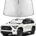 EcoNour Windshield Sunshade Compatible for Toyota Sequoia 2023-2024 2025 2026, Sun Visor for Front Windshield & Window Sun Shade Cover, UV Heat Blocker & Protector, Car Accessories