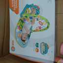 UMIKU Baby Play Mat Baby Tummy Time Mat Infant Newborn Musical Activity Center with High-Contrast Piano Music & Light Newborn Babies Gift for Girl Boy Babies 0-6 6-12 Month Pink Dinosaur
