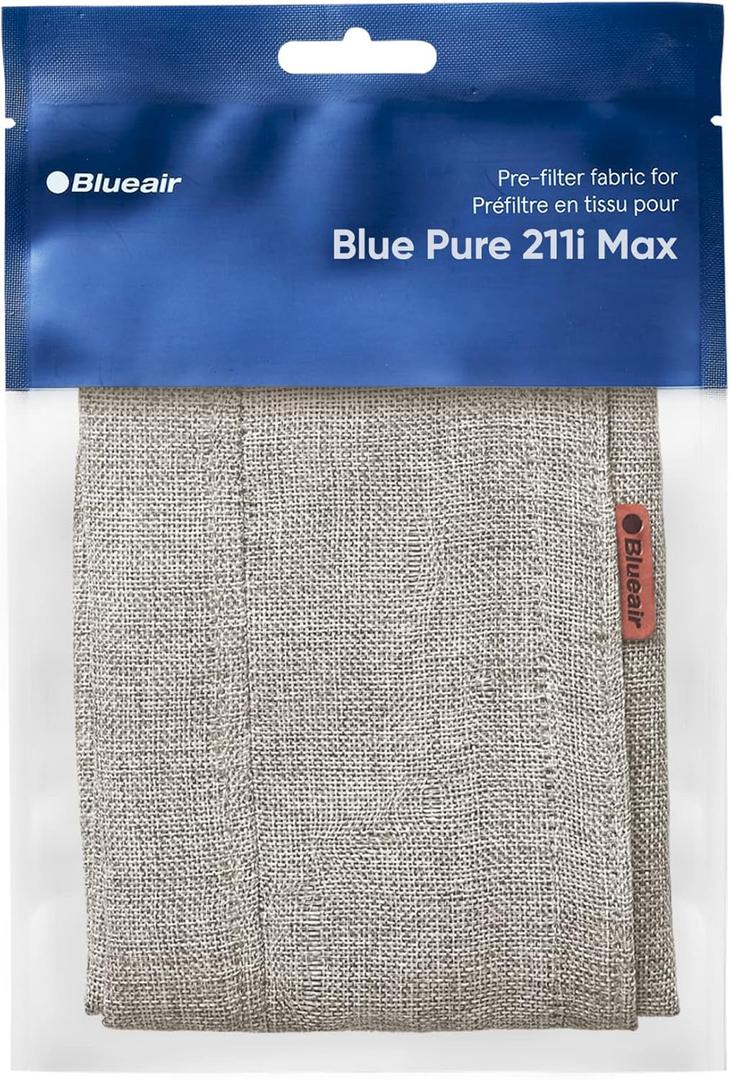 BLUEAIR Genuine Pre-Filter Blue Pure 211i Max Air Purifier, Washable Fabric, Limestone Beige