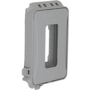 TAYMAC ML500 Single-Gang Mount 16-in-1 Flat Nonmetallic Weatherproof Vertical/Horizontal, 1-Pack, Gray