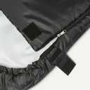 Amazon Basics Sleeping Bags for Adults, Camping Essentials, 35 Degree F / 0 Degree C Rated, Black/Gray, 84 x 31.5, 1 person