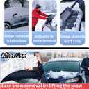 Windshield Snow Covers, 8 Layers WAaterproof Windproof Protection, Frost Defense, Ice, Sun, Snow, UV,ii566 (for Subaru BRZ)