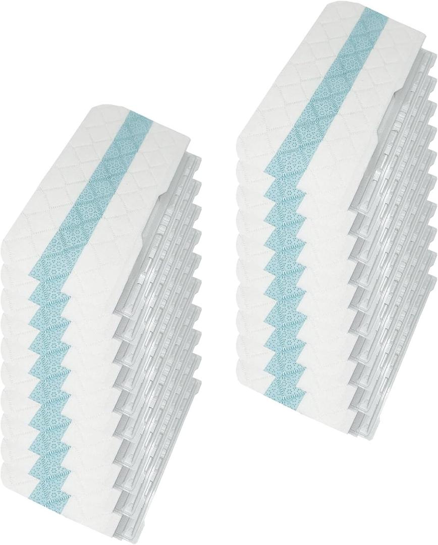 30 Pack Disposable Replacement Pads Compatible with Shark VACMOP VM252 VM200 VM190 VM250 VM251 VM200C VM252C VC205 QM250 Vac Mop Pads Refills