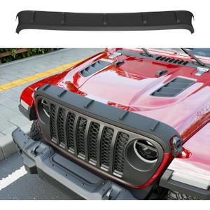 powoq Hood Deflector Compatible with 2020-2025 Jeep Gladiator JT Hood Protector Wrangler JL Shield TPE Deflector Replacement for 2020-2025 Jeep Gladiator JT Accessories