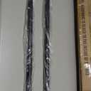 Matte Black Curtain Rods 2 Pack, 28-48 Inch, Adjustable, Heavy Duty Iron, Wall Mounted, Room Darkening