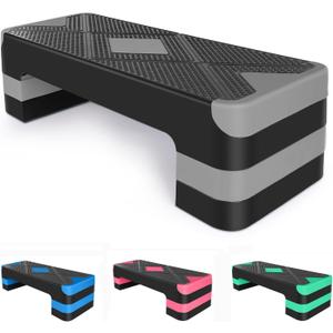 Adjustabl Aerobic Stepper Fitness Step Platform Health Workout for Sports Training