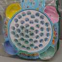 Magnetic Fishing Game Toys, Rotating Board Game with Music Including 45 Fishes and 8 Fishing Poles, Christmas Party Game Toys for Kids Age 3 4 5 6 7 and Up