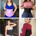 FeelinGirl Waist Trainer for Women Waist Cincher Corset Shapewear Tummy Control Body Shaper Sport Workout Girdle (Skin, M)