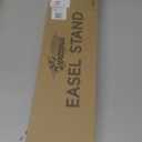 Gold Easel Stand for Sign, Heavy Duty Metal Display Easel with Adjustable Chain, 4-Tier Art Easel for Painting, Wedding Sign, Posters & Commercial Display