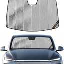 Pigenius Windshield Sun Shade for Tesla Model Y 2025-2026 New Body Style, Front Window Sunshade - Safeguard