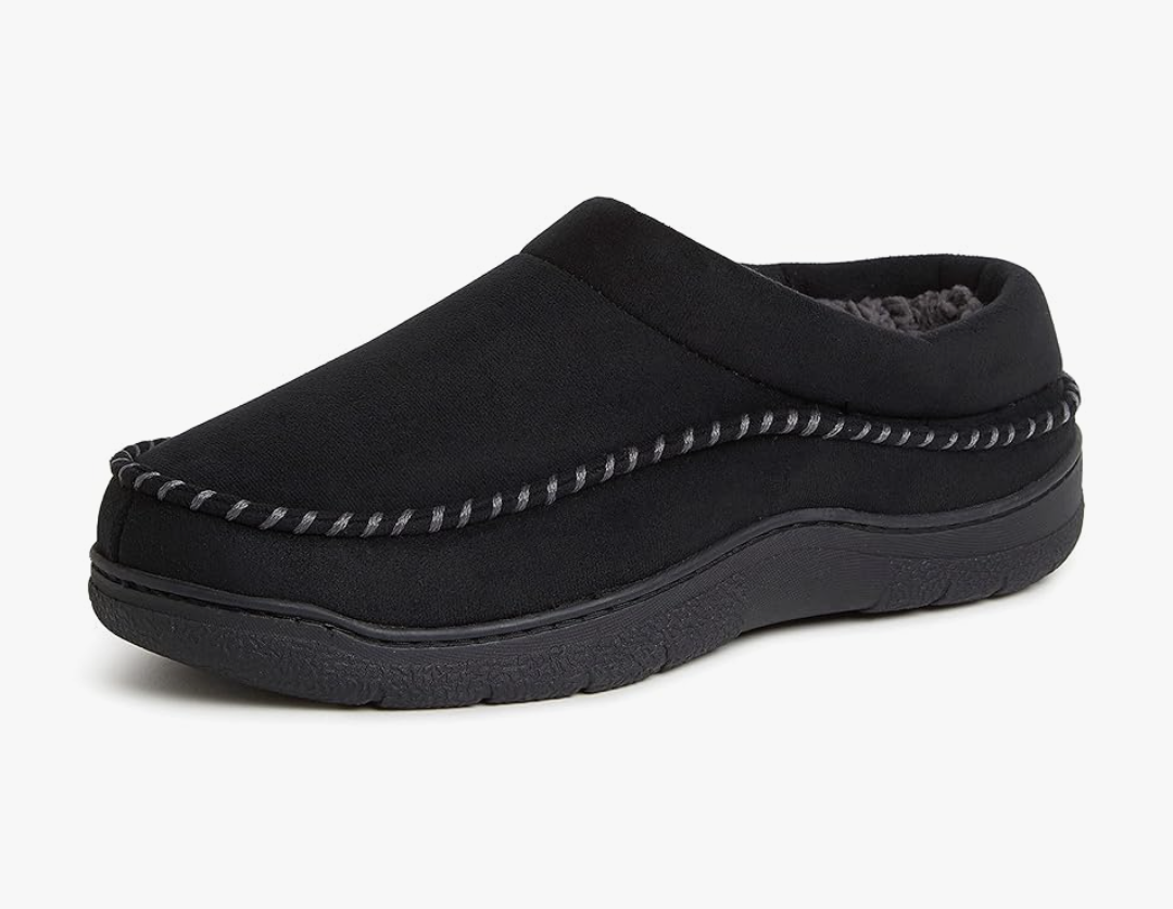 Dearfoams Men's Thompson Memory Foam Indoor/Outdoor Clog Slipper 11-12