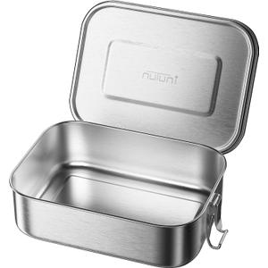 40oz Lunch Box, 1200ml Stainless Steel Lunch Containers, Metal Bento Box, Leakproof Food Storage Box for Travel, Work