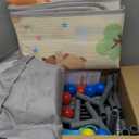 Baby Playpen with Mat, 50x50 Inch Playpen with Mat Waterproof for Babies and Toddlers Play Pen Playards Safety Gate Fence Active Center Indoor (Dark Grey + Mat)