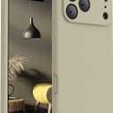 FireNova Magnetic for iPhone 17 Pro Case, Compatible with MagSafe, [Integrated Silicone Camera Control Button] [Camera Protection] Anti-Scratch Microfiber Lining Phone Case, 6.3", Khaki