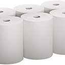 High Capacity (Tad) Paper Towels - Hand Towels 10 Inch Wide Rolls (6 Rolls) Premium Quality Fits Touchless Automatic roll Towel Dispenser