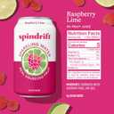 Spindrift Sparkling Water, Raspberry Lime Flavored, Made with Real Squeezed Fruit, Only 9 Calories per Can, 12 Fl Oz Cans, Pack of 24 (EXP 11/16/26)
