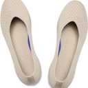 Women's Ballet Flat Dressy Casual Knit Shoes Round Toe Women Mesh Flats 8.5