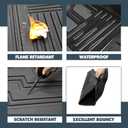 Car Floor Mats and Cargo Liner Compatible for 2011-2020 Toyota Sienna 7 Seats Trunk Liner All Weather TPE Floor Liner for 2011 2012 2013 2014 2015 2016 2017 2018 2019 2020 Toyota Sienna Accessories