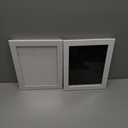 [2-Pack] Kids Art Frames, 8.5x11 Front Opening Kids Artwork Frames Changeable, White Artwork Display Storage Frame for Wall, Holds 50 Pcs, for 3D Picture, Crafts, Hanging Art, Portfolio