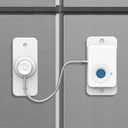 Fingerprint Fridge Lock,Child Proof Refrigerator Lock for Kids with Sticky Adhesive Pads,Cabinet Locks Baby Proofing for Fridge Cabinet Drawer Door Window Toilet