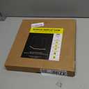 Clear Acrylic Display Case with Matt Black Base and Lid, Dust-Proof Acrylic Showcase, Cube Counter-Tops Box for Large Collectibles (10x10x10 inch)