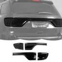 RT-TCZ Smoked Black Tail Light Lamp Cover Guard Trim Decoration Exterior Accessories Compatible with Dodge Durango 2014-2024